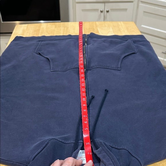 Men's Big & Tall 3XL Navy Blue Hoodie Jacket - Picture 12 of 16